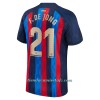 Camiseta de fútbol FC Barcelona Frenkie de Jong 21 Primera Equipación 2022-23 - Hombre